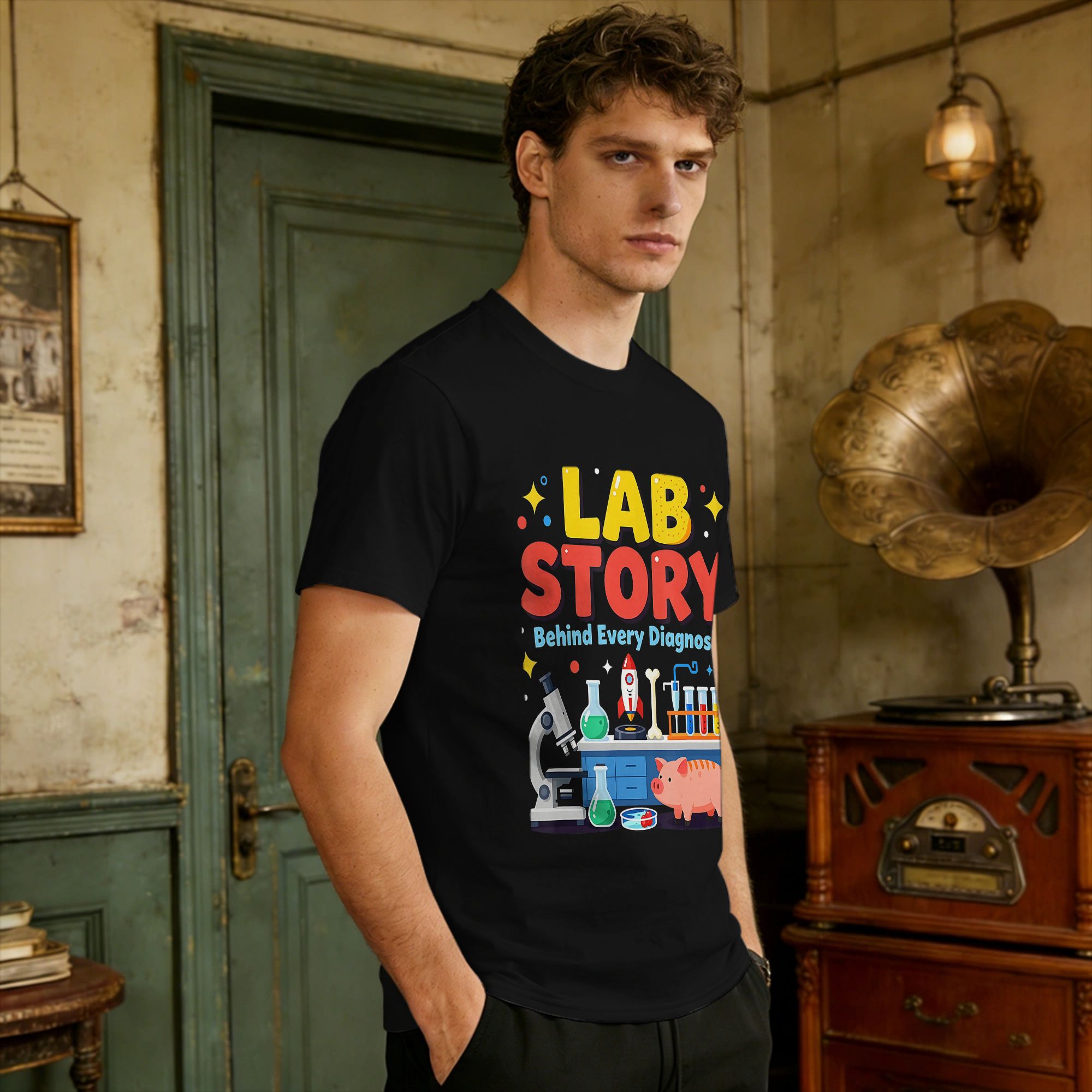 T-shirts pour hommes, équipe d - Medical Lab Technician avis et prix