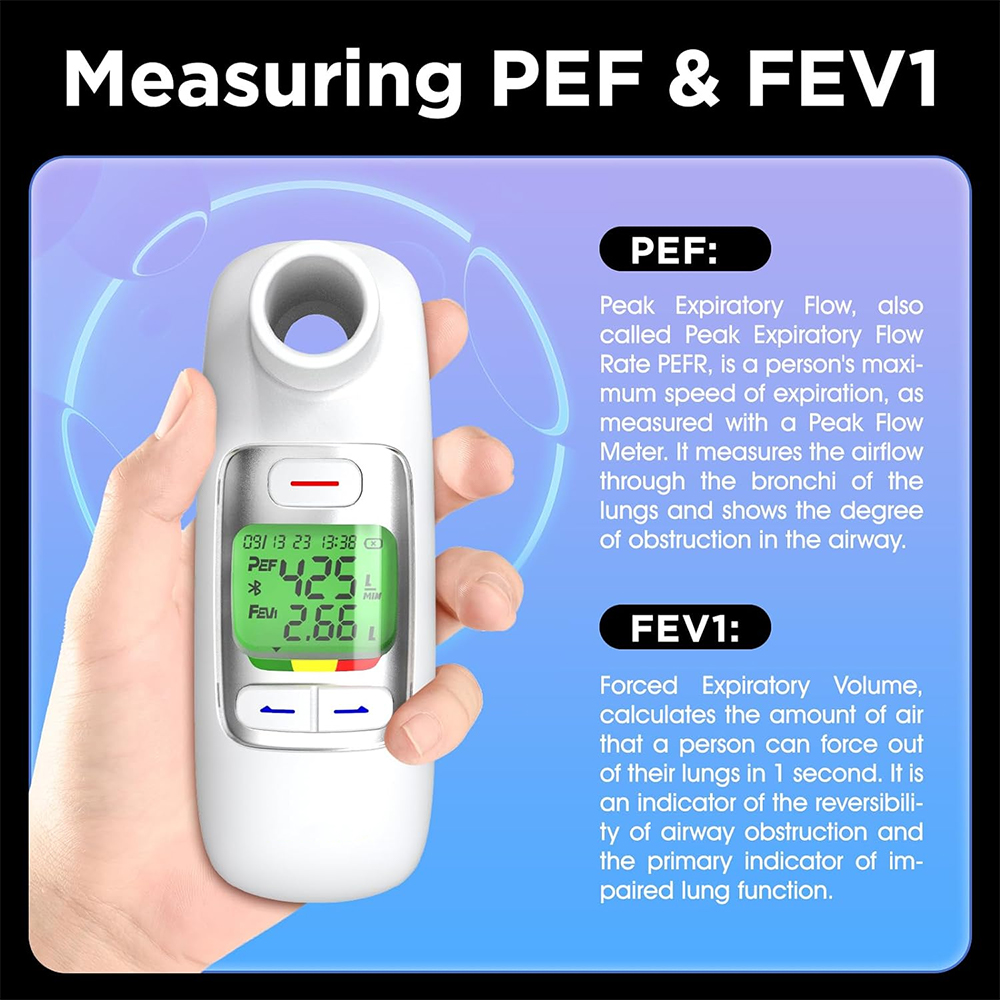 Spiromètre médical Bluetooth p - Spirometer Lung Function avis et prix