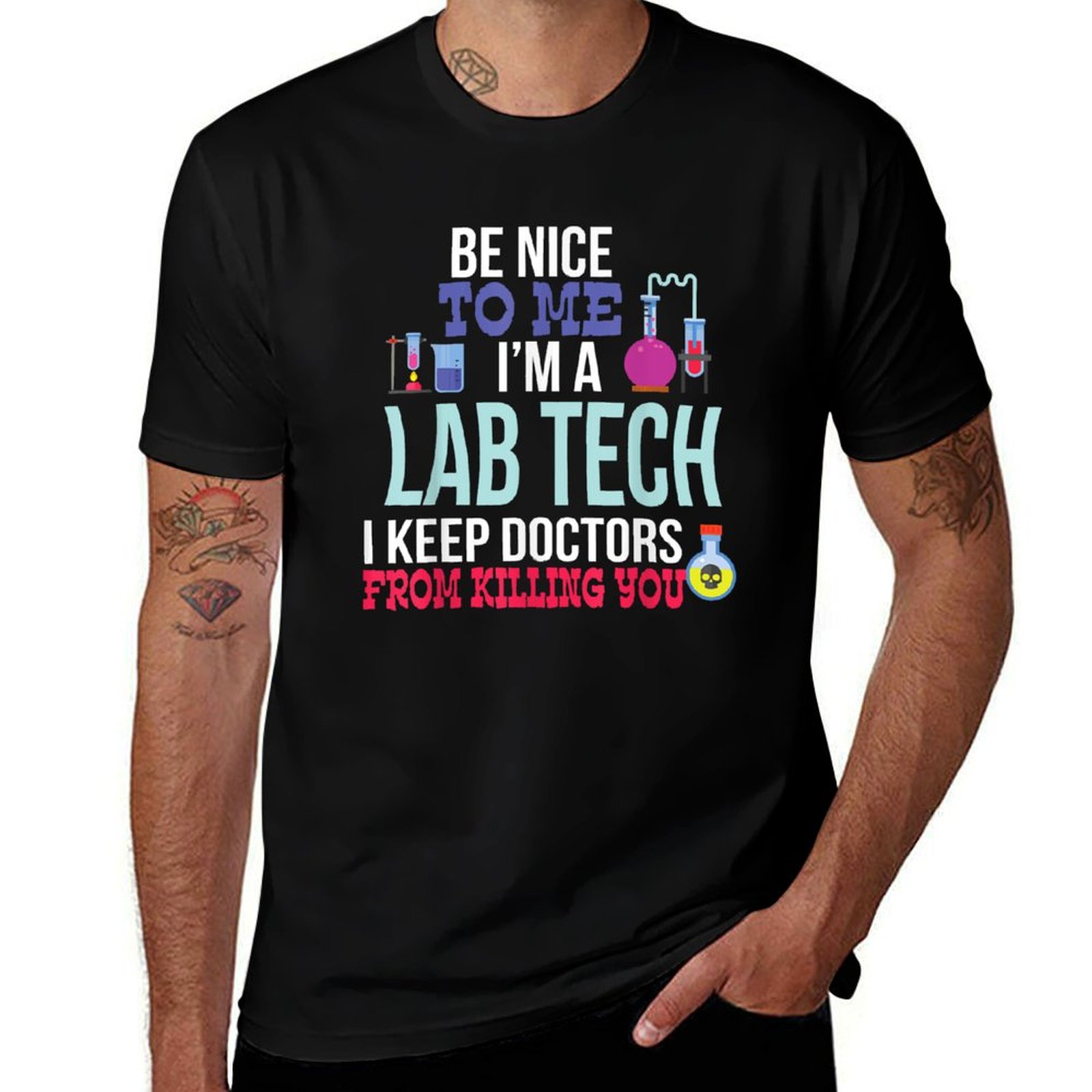 T-shirt amusant pour technicie - Medical Lab Technician avis et prix